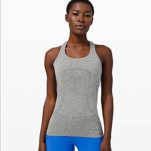 Light Heather Grey Swiftly Tech Tank